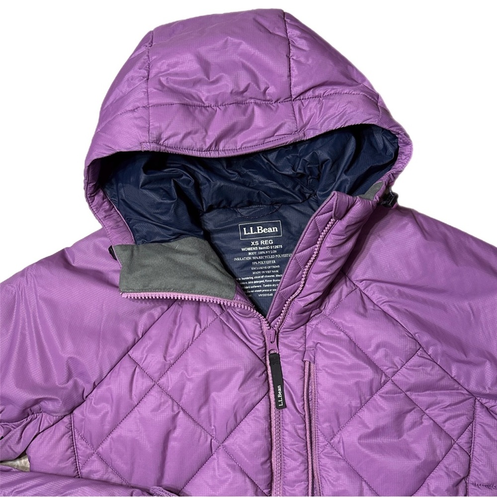L.L. Bean PrimaLoft Packaway Pro Hooded Jacket Size XS - Picture 8 of 11